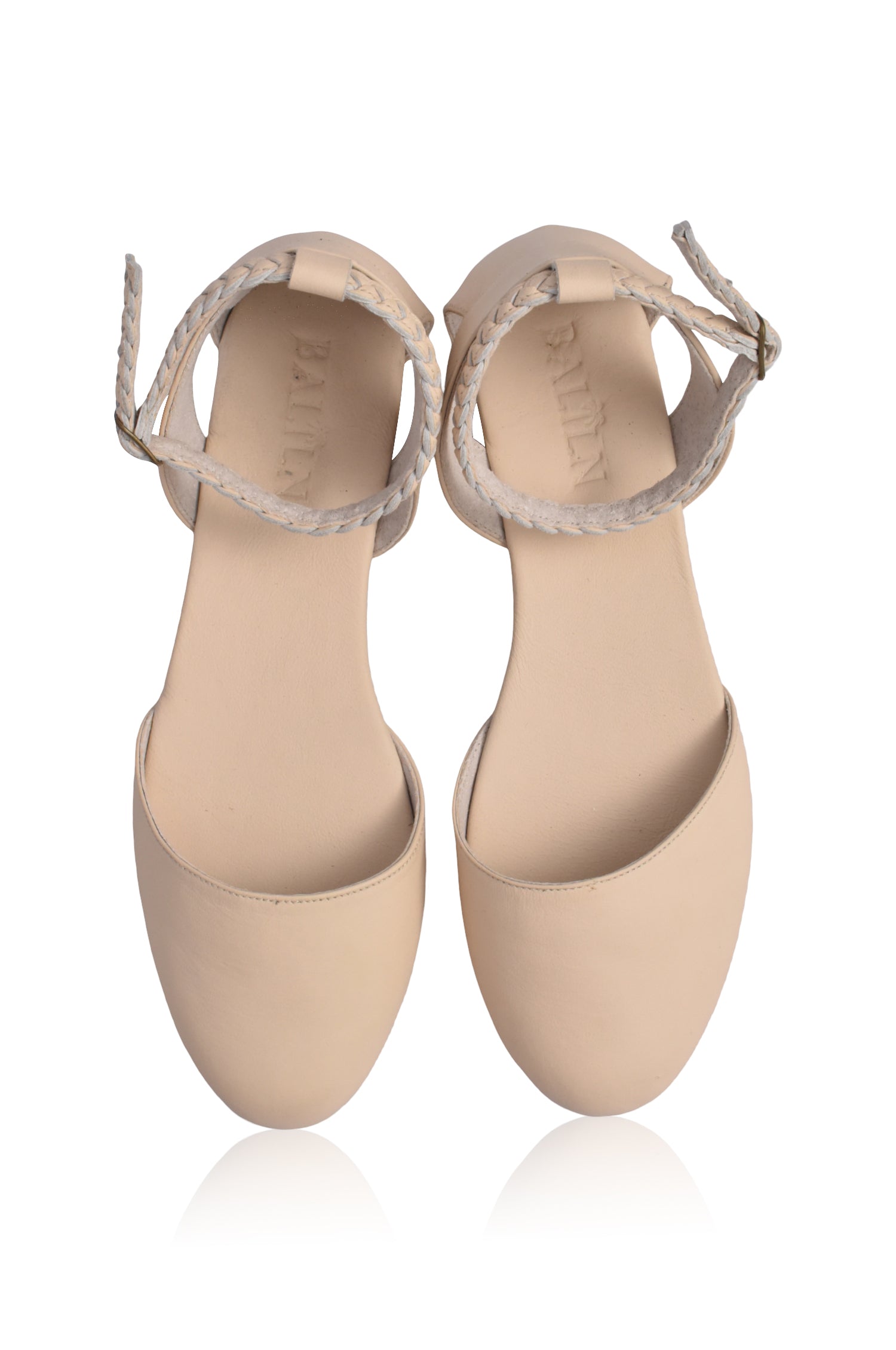 Paris Leather Ballet Flats – Ligne Paris | Ballerines en Cuir Chic Femme